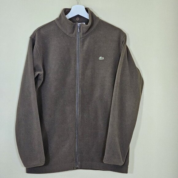 Lacoste Jacket Mens S Khaki Transformer Reversible 2 In 1 Pockets LS Zip Unisex - Picture 3 of 16
